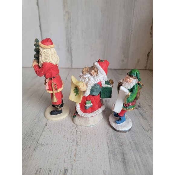 Santa mix naughty nice list figure xmas set decor tree Mistletoe - Picture 3 of 5